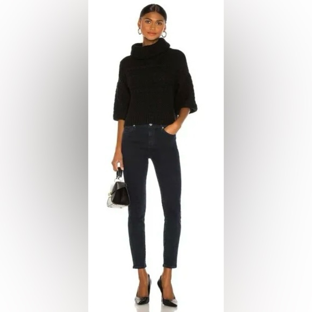 Citizens Of Humanity Rocket Ankle High Rise Skinny Jean In Black Size 27 Women’s